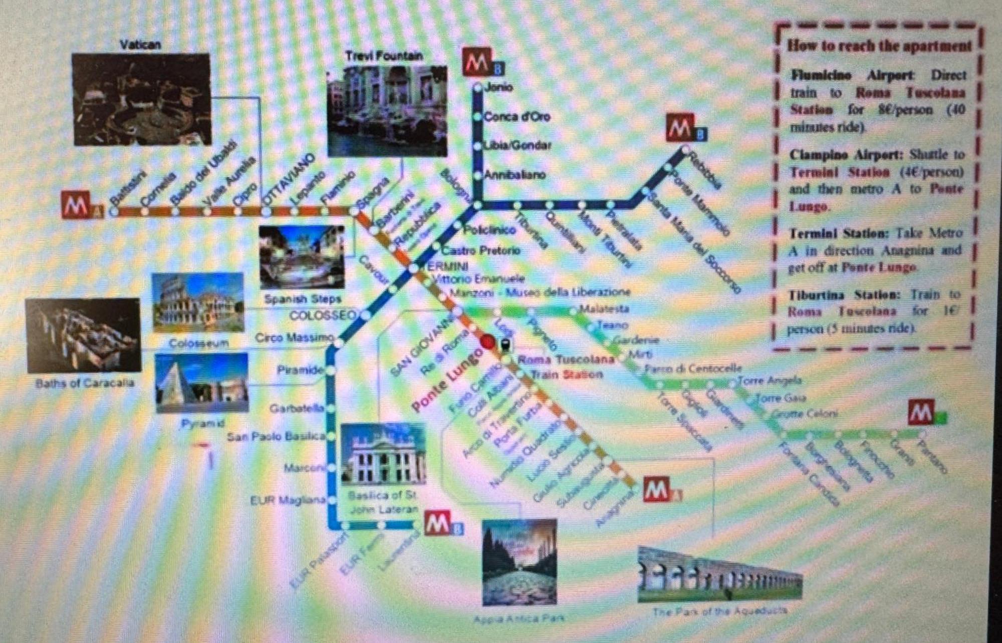 Apartment Close To The Coloseum, 2 Minutes Walk From Metro A Roma Exterior foto